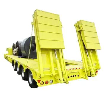 Vehicle Heavy Duty Lowbed Lowboy Tons Lines Axles Low Bed