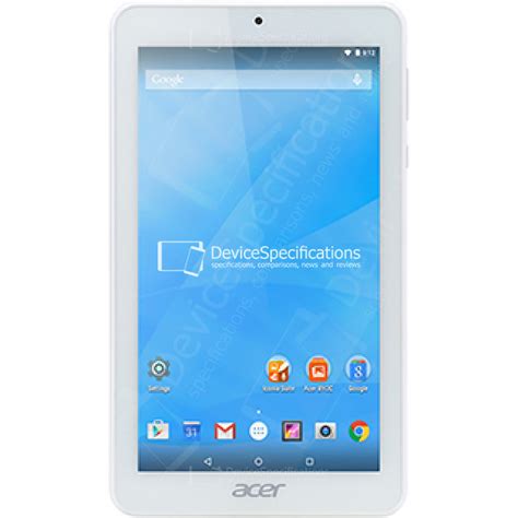 Acer Iconia One 7 B1 770 Specifications