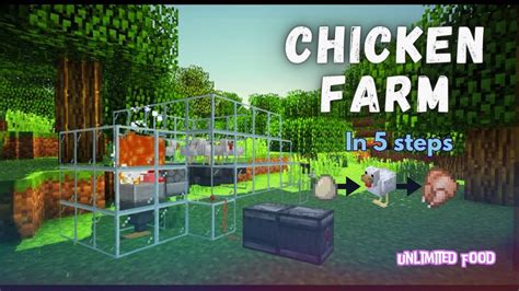 Chicken Farm Minecraft Bedrock 1 20 Tutorial MCPE Xbox PS4 Nintendo