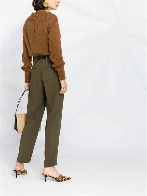 Pin By On Knitting Knitwear Details Pantsuit Khaki Pants