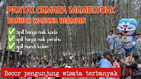 Rekor Pengunjung Terbanyakpantai Cemara Getem Wisata Jember