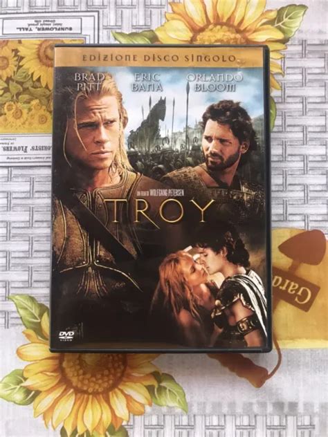 Dvd Troy Brad Pitt Eric Bana Orlando Bloom Edizione Disco Singolo