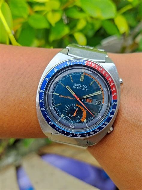 Rare Vintage Jdm Seiko Speedtimer Sunrise Pogue On Carousell