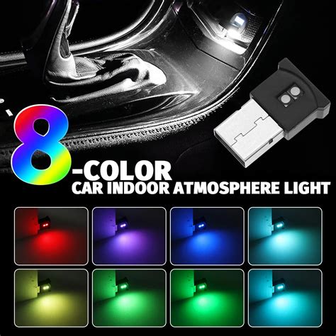 Mini Usb Led Car Light Auto Interior Atmosphere Light Decorative Lamp