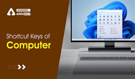 Computer Keyboard Shortcut Keys With Their Features कंप्यूटर की बोर्ड