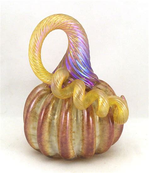 Mini Saffron Cinnamon Pumpkin By Ken Hanson And Ingrid Hanson Art