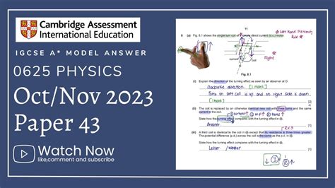 Igcse Physics Paper Oct Nov O N Q Solved