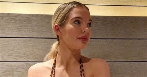 Helen Flanagan Squeezes Curves Together In Tiniest String Bikini She S Ever Worn Daily Star