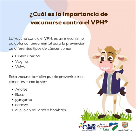 La Importancia De Vacunarse Contra El VPH Red De Salud Del Norte ESE