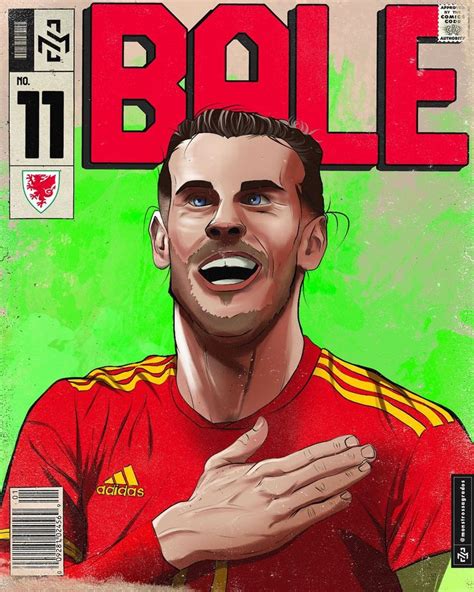 Gareth Bale 🏴󠁧󠁢󠁷󠁬󠁳󠁿 Football Drawing Soccer Pictures Football