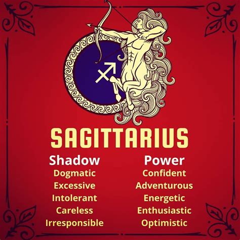 Shadow Powers Natal Charts Personality Traits Sagittarius Cheating