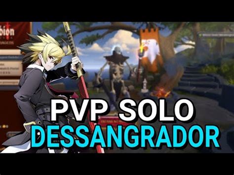 Pvp Solo Build Dessangrador Dg Corrompida Albion Online Youtube