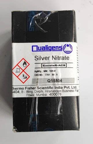 Powder Qualigens Silver Nitrate AR Grade At Rs 23 Gram In Vapi ID