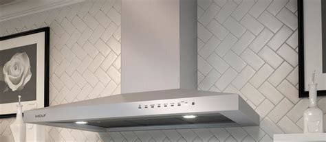 wolf  cooktop wall hood stainless vws