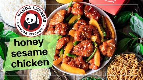 How To Make Panda Express Honey Sesame Chicken Youtube