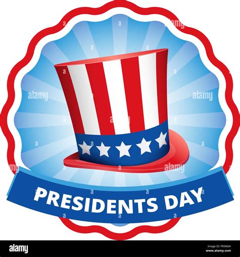 Label Sticker Congratulations Usa Presidents Day Stock Vector Art