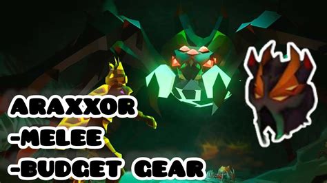 OSRS Araxxor Melee Set Up Budget Gear YouTube