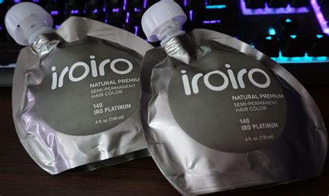 OMGluie Hair Dye Review: Iroiro Semi Permanent Hair Color in 140 Iro ...