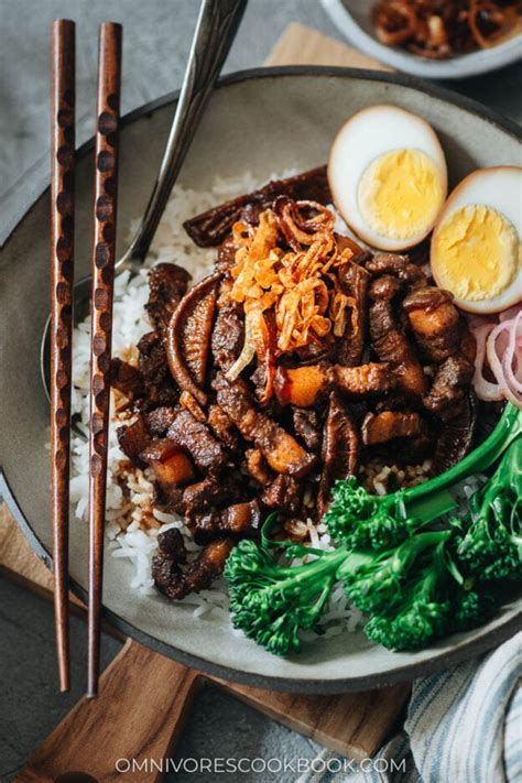 Lu Rou Fan (Taiwanses Pork Rice Bowl) - Omnivore's Cookbook