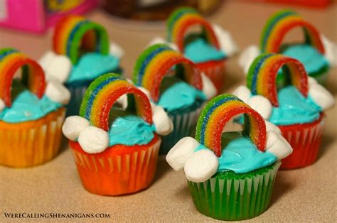 Mini Rainbow Cupcakes Were Calling Shenanigans