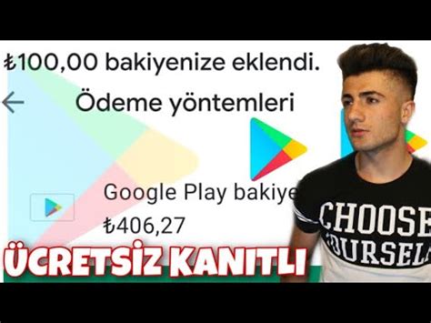 Bedava Google Play Kodu 2021 YouTube