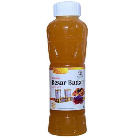 Natraj The Right Choice Kesar Badam Sharbat Ml Real Amritsari