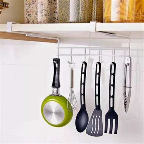 Organizador Colgante Alacena Utensillos Cocina Estante Metal En Venta