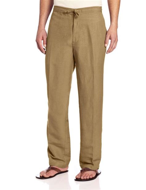 Cubavera Mens Drawstring Pant With Back Elastic Waistband At Amazon