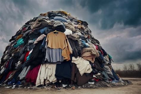 Pile With Textile Fabric Clothes For Recycling Clothing Industry