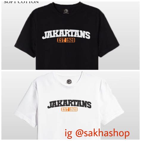 Jual KAOS JAKARTANS PERSIJA SIMPEL JAKMANIA PRIA WANITA Sablon DTF