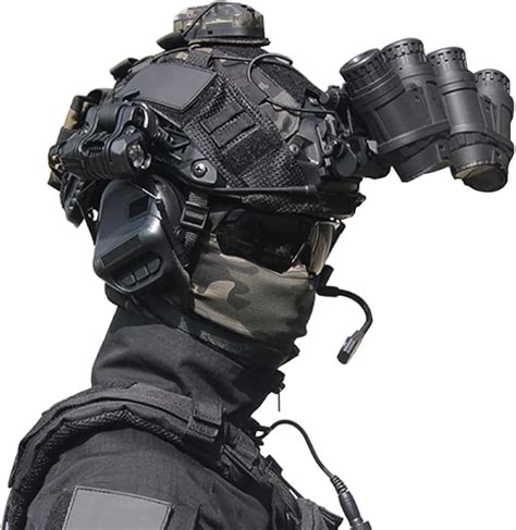 Amazon co jp 軽量高速ヘルメットセットアルミニウム合金L4G24 NVGマウント戦術ヘッドセットGPNVG 18 NVG