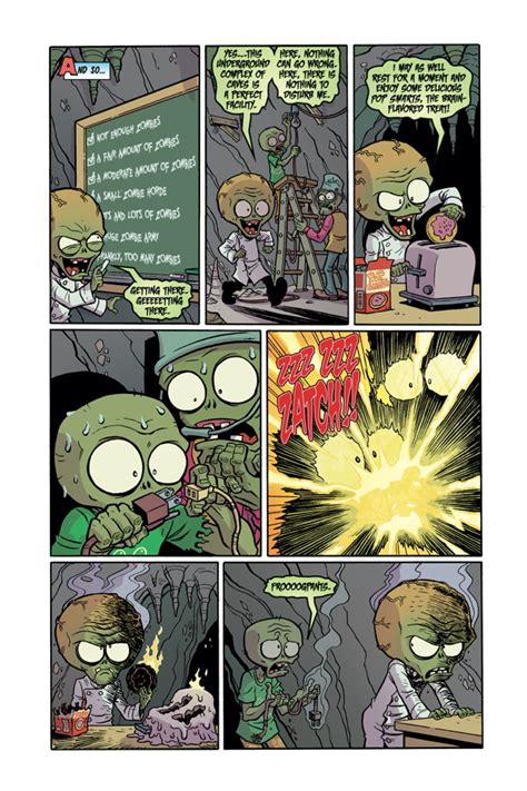 Plants Vs Zombies Volume 6 Boom Boom Mushroom HC Profile Dark