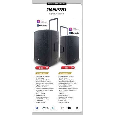 Jual Speaker Polytron Pas Pro F Pas Pro F Shopee Indonesia