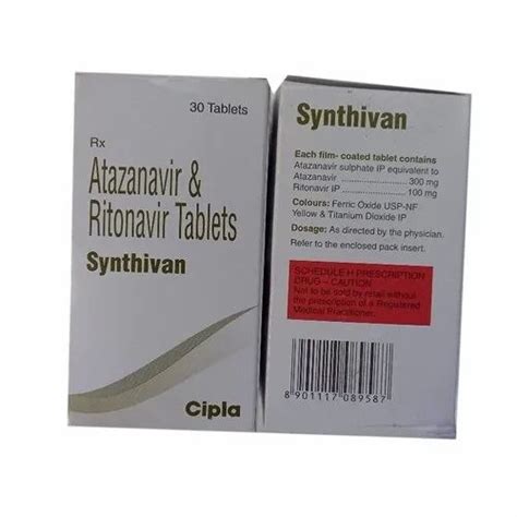 Synthivan Atazanavir Ritonavir Tablets Cipla Ltd At Best Price In Mumbai