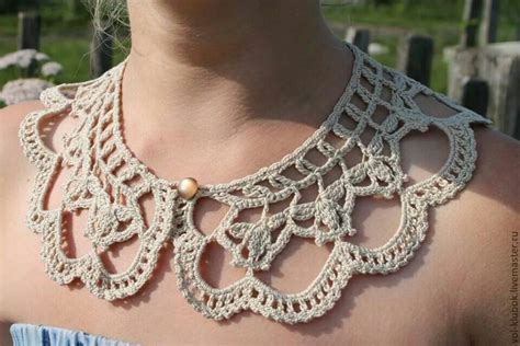 Pin By Marlene Dellazeri On Acess Rios Necklace Crochet Necklace