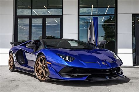 Lamborghini Aventador Super Veloce Jota Roadster Painted In Blu Sideris