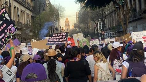 Marcha 8m Día De La Mujer En Vivo Hoy Horarios Y Rutas En Principales