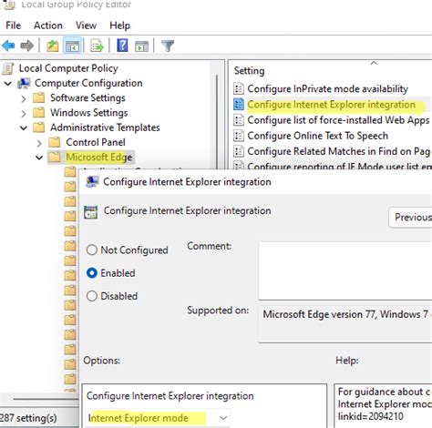 Enable Internet Explorer Ie Compatibility Mode In Microsoft Edge