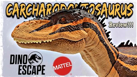 Mattel Jurassic World Dino Escape Carcharodontosaurus Review