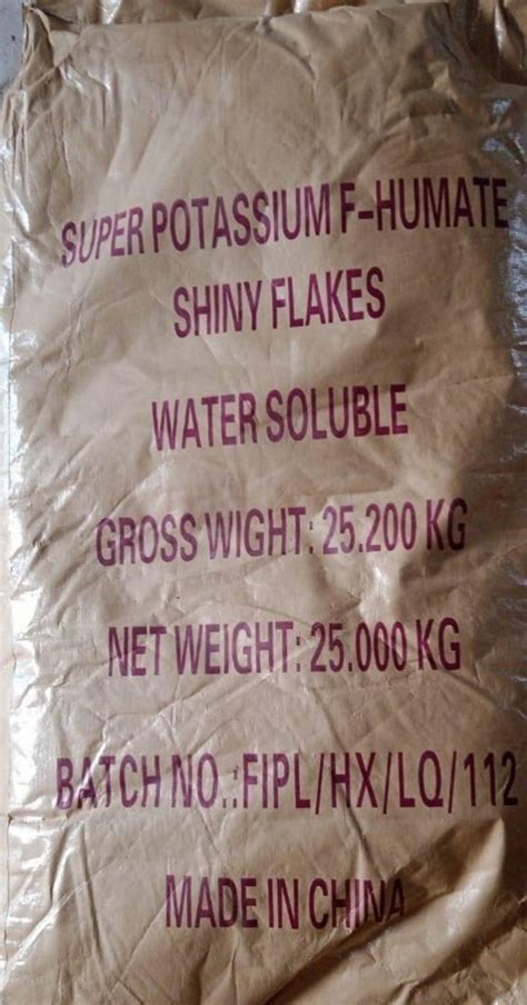 Powder Super Potassium F Humate Shiny Flakes Bag At Rs Kg In Kahalgaon