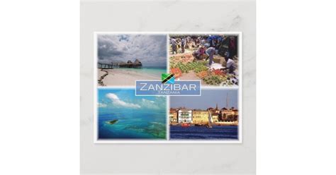 Tz Tanzania Zanzibar Postcard Zazzle