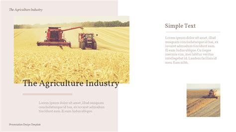 The Agriculture Industry Background PowerPoint