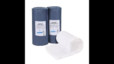 Eqwell Absorbent Cotton Roll Multipurpose Use Grms Cotton