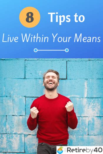 8 Tips To Help You Live Within Your Means