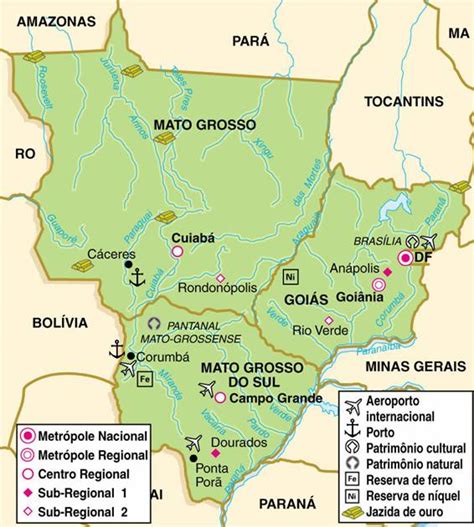 Indústrias Da Região Centro Oeste - Estados Da Região Centro-Oeste De Brasil – MQNCEM