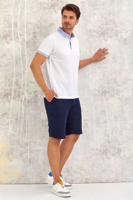 Batten Oxford Erkek Polo T Rt Beyaz Polo T Rt Smile