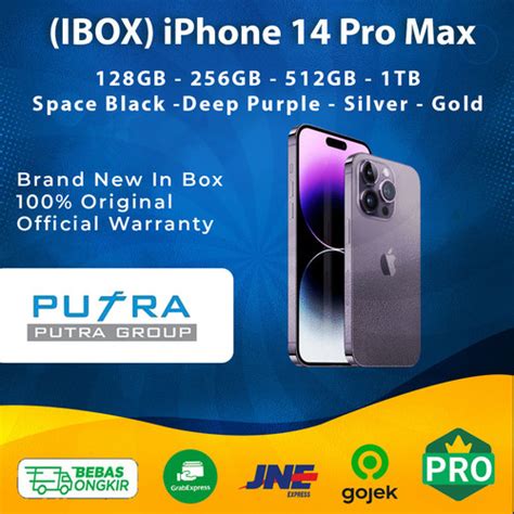 Promo IBOX Apple IPhone 14 Pro Max ProMax 1TB 512GB 256GB 128GB Resmi