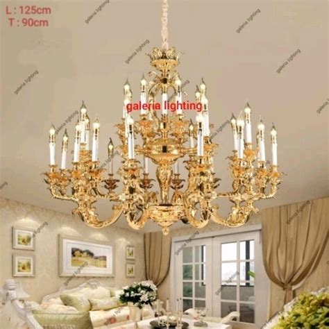 Jual Lampu Gantung Chandelier Klasik Dekorasi Ruang Tamu Ruang Void