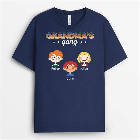 Grandma Mummy S Gang Personalised Ts T Shirts For Grandma Mum Custom Chic Uk