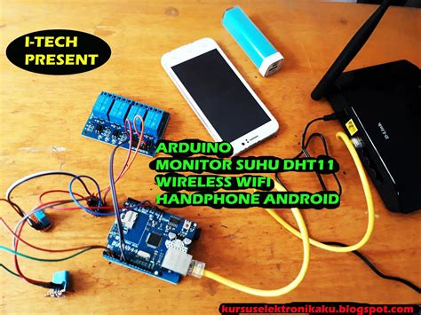 Membuat Alat Monitor Suhu Temperature Menggunakan Sensor Dht Dan